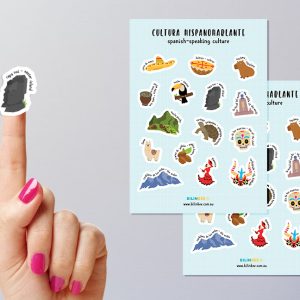 bilingual stickers